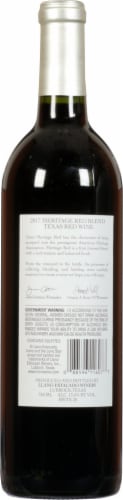 Llano Estacado Signature Texas Red Wine Perspective: back