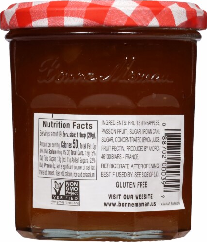 Bonne Maman® Pineapple Passion Fruit Preserves Perspective: back
