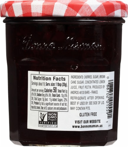 Bonne Maman® Cherry Preserves Perspective: back
