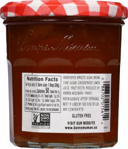Bonne Maman® Apricot Preserves Perspective: back