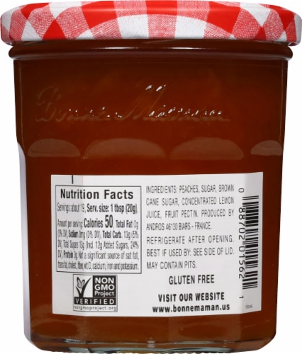 Bonne Maman Peach Preserves Perspective: back
