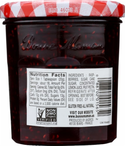 Bonne Maman® Raspberry Preserves Perspective: back