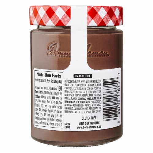 Bonne Maman Hazelnut Chocolate Spread Perspective: back