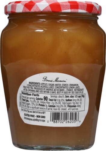 Bonne Maman® Apple Pie Filling Perspective: back