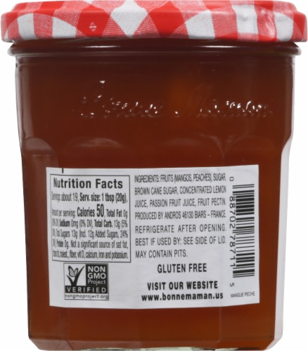 Bonne Maman® Mango Peach Preserves Perspective: back