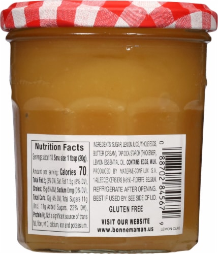 Bonne Maman® Lemon Curd Perspective: back