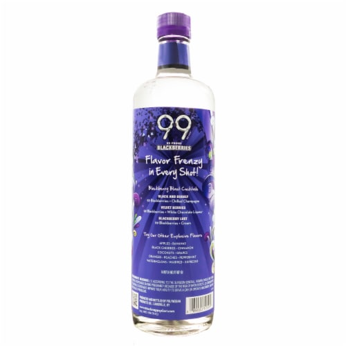 99 Brand® Blackberries Liqueur Perspective: back