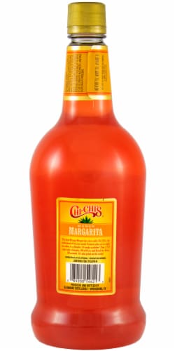 Chi-Chi's® Mango Margarita Ready to Drink Cocktail Single Bottle Perspective: back