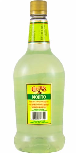 Chi-Chi's® Mojito Ready to Drink Cocktail Single Bottle Perspective: back