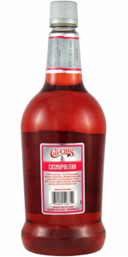 Chi-Chi's® Cosmopolitan Ready to Drink Cocktail Single Bottle Perspective: back