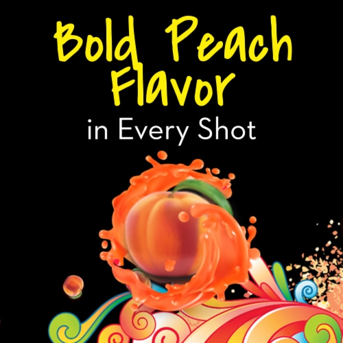 99 Brand Peach Liqueur Perspective: back
