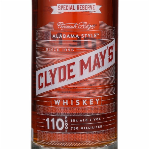 Clyde May's Alabama Style Special Reserve Blended American Whiskey Perspective: back