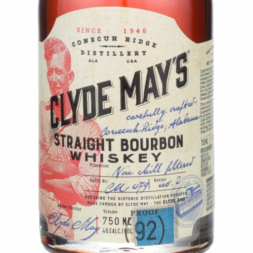 Clyde May's Kentucky Straight Bourbon Whiskey Perspective: back