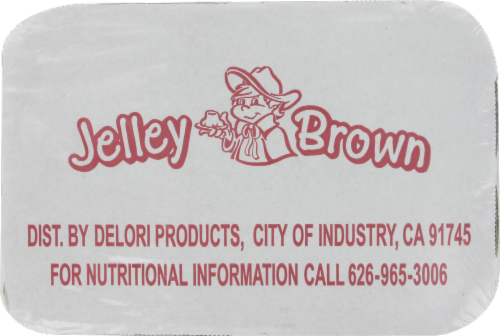 Jelley Brown Assorted Flavors Gelatin Perspective: back