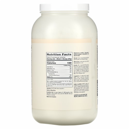 Isopure Zero Carb Protein Powder Unflavored - 3 lb (1.36 kg) Perspective: back