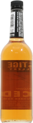 Prestige Liquor Spiced Rum Dark Rum Perspective: back