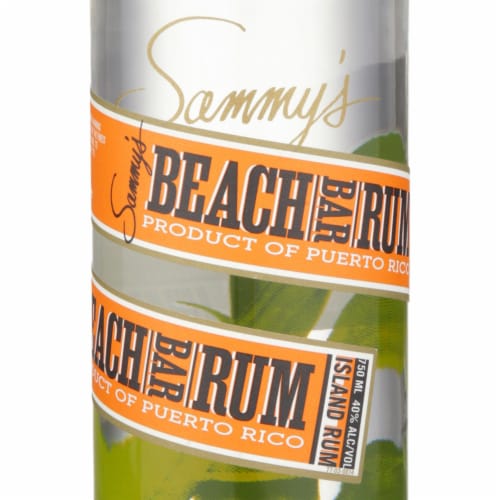 Sammy's Beach Bar Light Rum Perspective: back