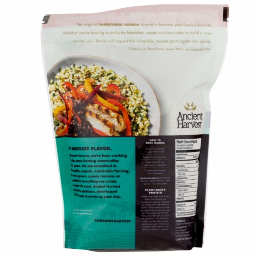 Ancient Harvest Traditional Quinoa Perspective: back