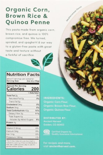 Ancient Harvest™ Organic Gluten Free Penne Supergrain Pasta Perspective: back