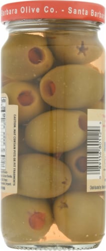 Santa Barbara Olive Co. Pimento Martini Olives Perspective: back