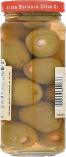 Santa Barbara Olive Co. Almond Stuffed Olives Perspective: back