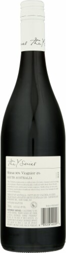 Yalumba Shiraz Viognier Australian Red Wine Perspective: back