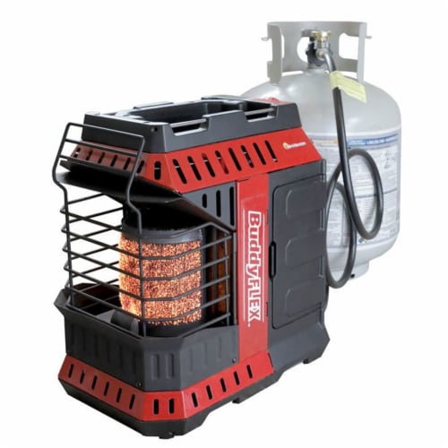 Mr. Heater 11,000 BTU Buddy FLEX Liquid Propane Portable Radiant Space Heater Perspective: back