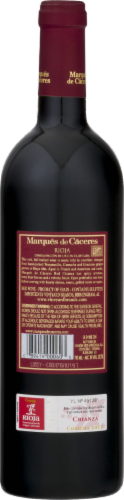 Marques de Caceres Rioja Red Wine Perspective: back