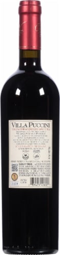 Villa Puccini Toscana Oak Aged Tuscan Red Wine Perspective: back