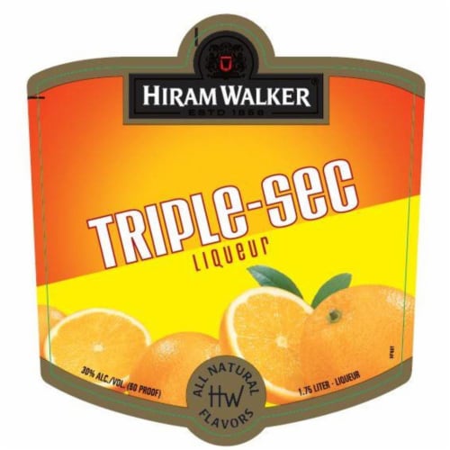 Hiram Walker Orange Triple Sec Perspective: back
