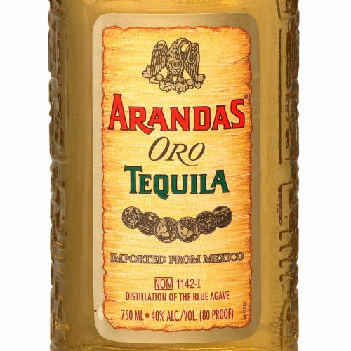 Arandas Tequila Oro Perspective: back