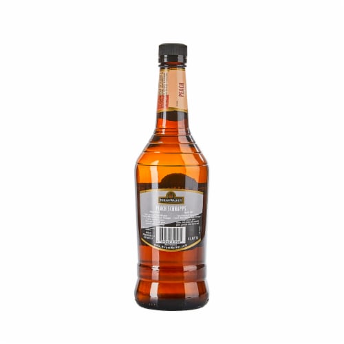 Hiram Walker Peach Schnapps Perspective: back