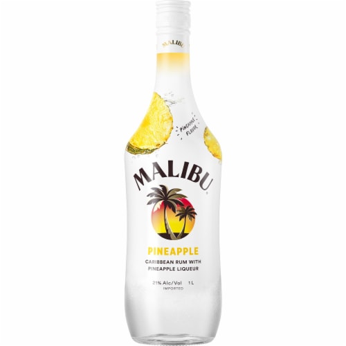 Malibu Pineapple Rum Perspective: back
