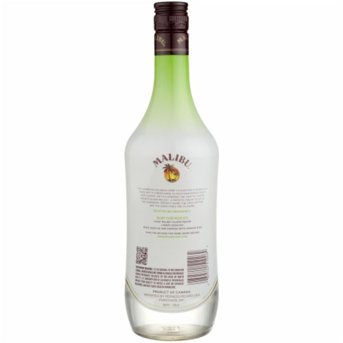 Malibu® Caribbean Rum with Island Melon Liqueur Perspective: back