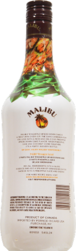 Malibu Pineapple Upside Down Cake Caribean Rum Perspective: back