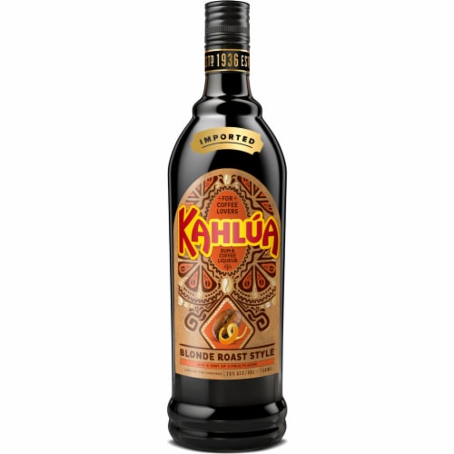 Kahlua Blonde Roast Style Coffee Liqueur Perspective: back