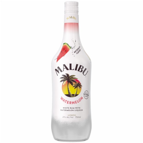 Malibu Watermelon Flavored Rum Perspective: back