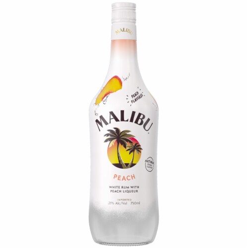 Malibu Peach Rum Perspective: back