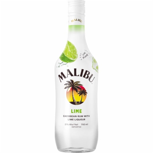 Malibu Lime Rum Perspective: back