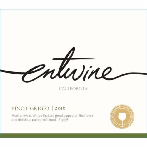 Entwine Pinot Grigio California White Wine Perspective: back