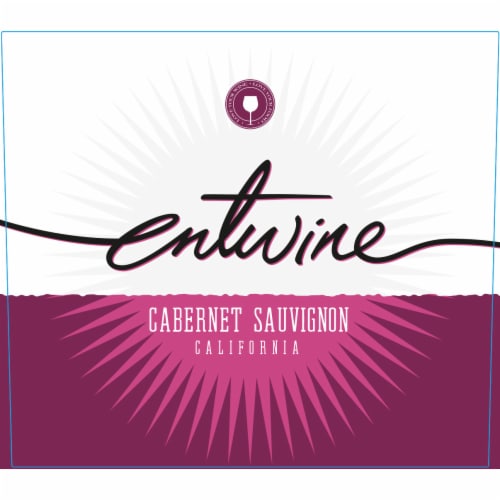 Entwine Cabernet Sauvignon California Red Wine Perspective: back