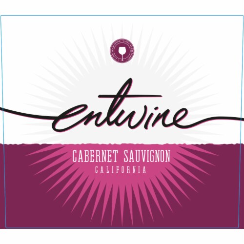Entwine Cabernet Sauvignon California Red Wine Perspective: back