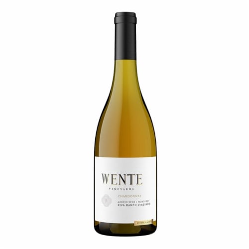 Wente Vineyards Chardonnay California White Wine Perspective: back