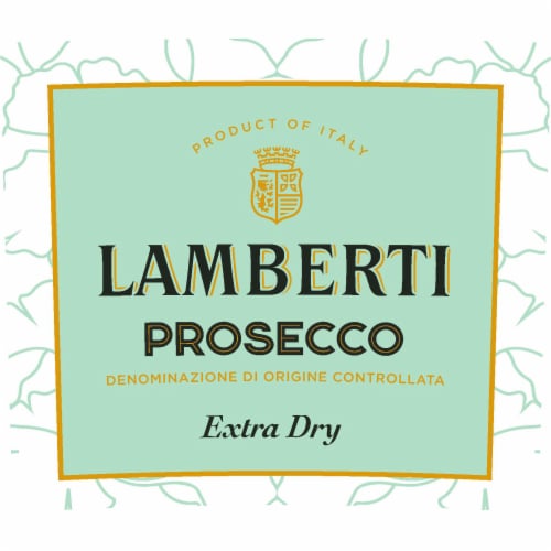 Lamberti Extra Dry Glera Prosecco Italy Sparkling Wine Perspective: back
