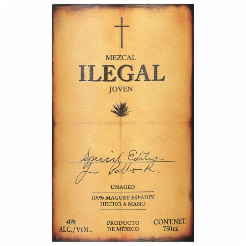 Ilegal Mezcal Joven Perspective: back