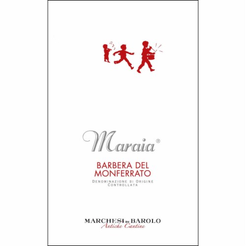 Marchesi Di Barolo Maraia Barbera Italian Red Wine Perspective: back