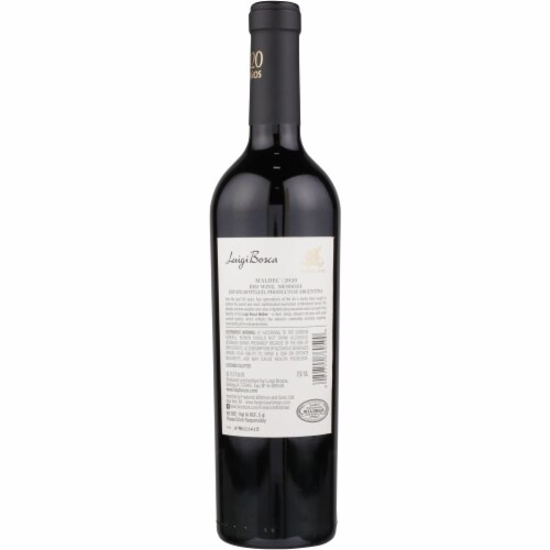Luigi Bosca Malbec Wine Perspective: back