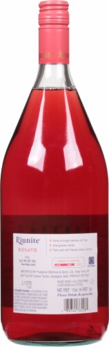Riunite Lambrusco Rose Wine Perspective: back