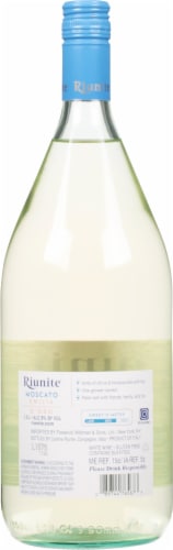 Riunite Trebbiano Moscato White Wine Perspective: back