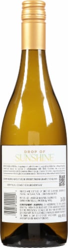 Drop of Sunshine Chardonnay California White Wine Perspective: back